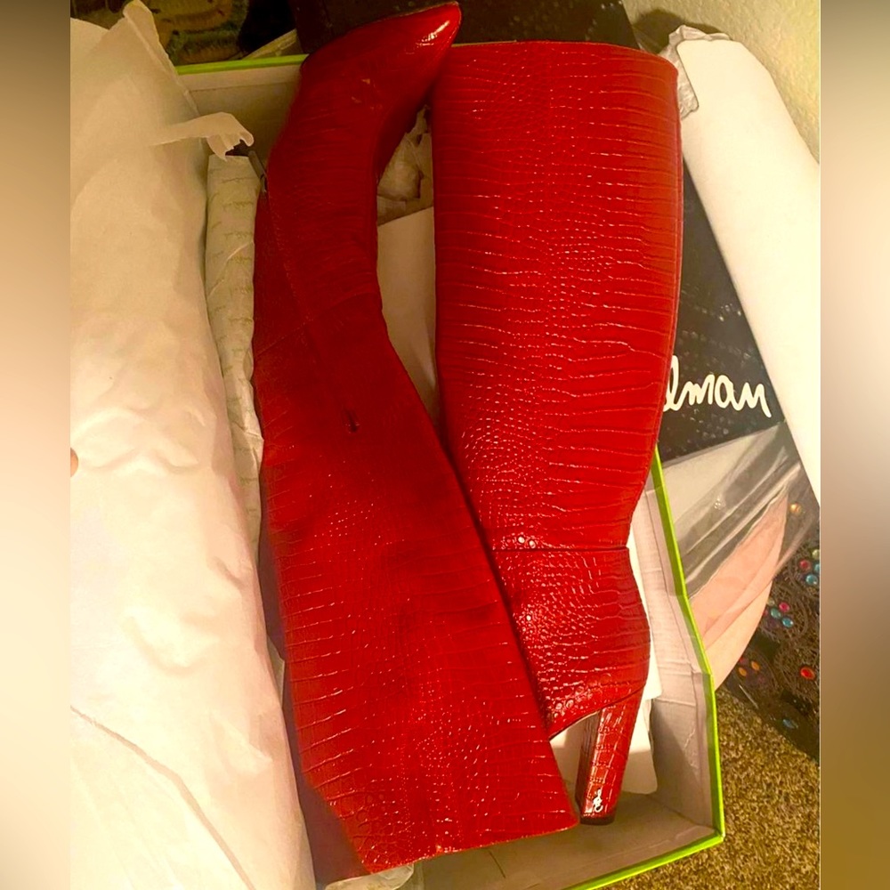 Red boots